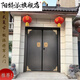 陽(yáng)特派鋅合金別墅大門(mén)純銅對開(kāi)門(mén)自建房雙開(kāi)四開(kāi)子母門(mén)新中式徽派庭院門(mén) 新款雙面3mm鑄鋁＋
