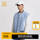 卡賓男裝英文刺繡棒球服24秋冬新款呢夾克商場同款W3244184006 淺藍(lán)灰07 XL /180/52