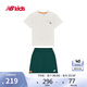 NEW BALANCE4-14歲男女童夏季新品兩件套中性簡約T恤套裝