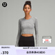 lululemon丨Swiftly Tech 女士運(yùn)動短款長袖 T 恤 2.0 LW3GH4S 石板灰/白 M /8