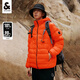 杰克·瓊斯（JACK&JONES）男裝衣服秋冬短款羽絨服男保暖外套合集 223323006橘汁色 M 175