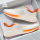 匹克跑步鞋男態(tài)極飛駒運動(dòng)鞋2025新款男鞋網(wǎng)面透氣緩震跑鞋通勤休閑鞋 乳白/橙-男款 40