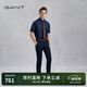 GANT【亞洲版型】GANT/甘特春季男士商務(wù)通勤直筒休閑褲百搭舒適長褲 410海洋藍(lán)色 34