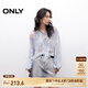 ONLY2025夏季新款法式優(yōu)雅荷葉邊輕薄質(zhì)感長袖雪紡衫女|125251002 H3H瑞秋印花藍(lán) XS