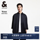 杰克·瓊斯（JACK&JONES）25年男裝七分袖襯衫男士夏季薄款柔軟高端短袖襯衣休閑寬松外穿 E40黑色 M