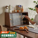 家逸桌面置物架廚房餐桌臺面收納柜實(shí)木桌面柜水杯架餐邊柜儲物放置柜
