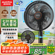 澳柯瑪（AUCMA）電風(fēng)扇交流定頻家用風(fēng)扇大風(fēng)量落地風(fēng)扇臺(tái)地易安裝遙控輕音節(jié)能對流循環(huán)風(fēng)扇 星空黑 FS-35D909(Y)