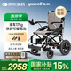 魚躍(yuwell)電動輪椅D210CL折疊老人全自動專用輕便智能輪椅代步鋰電