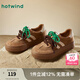 熱風(fēng)（Hotwind）運(yùn)動(dòng)休閑鞋秋季女士時(shí)尚松糕跟系帶復(fù)古休閑 時(shí)尚柔韌質(zhì)感 08杏色 38 240mm