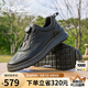 金利來（goldlion）男鞋2025春季舒適緩震戶外出行新款運動鞋G551510061AAE黑色42