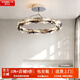 家飾達(dá)（JIASHIDA）led吸頂燈臥室燈輕奢水晶燈現(xiàn)代簡(jiǎn)約大氣2025年主臥燈高級(jí)感燈具 直徑50cm（配LED護(hù)眼三色光）