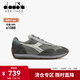 Diadora迪亞多納經(jīng)典運(yùn)動(dòng)鞋歐產(chǎn)透氣跑步鞋臟蠟做舊休閑鞋EQUIPE 冰柱灰/灰 75002 40.5