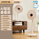 斗禾（DOUHE）【25年新品】落地扇家用電風(fēng)扇搖頭臺立式臥室隔空手勢操作AI智能跟隨風(fēng)扇智能循環(huán)扇 【AI跟隨】【手勢操控】【折疊收納】