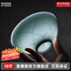 景德鎮(zhèn)（jdz）官方高溫陶瓷碗盤(pán)餐具組合無(wú)鉛純色高顏值吃飯碗碟喬遷之喜搬家 影青-4.5英寸飯碗*2