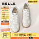 百麗（Belle）散文詩復古德訓鞋女簡約百搭情侶同款休閑鞋B0992AM5 【翟瀟聞同款】灰色-女款 37 (235mm)