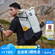 思凱樂（SCALER）【擎云】戶外雙肩背包40+10L專業(yè)多功能登山徒步輕量包 【40+10L徒步背包】香草色