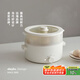 olayks【家電國家補(bǔ)貼】電煮鍋電熱鍋小電鍋宿舍泡面小火鍋 多功能鍋蒸煮煎炒一體多用途電熱鍋 2L