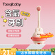 taoqibaby兒童含氟牙刷軟毛0-3-6歲 嬰幼乳牙清潔刷寶寶專用防蛀牙刷小月齡 【0-2歲】粉色【贈(zèng)收納盒】