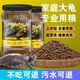 西巴西龜糧中大型烏龜飼料家養小草龜糧鱷龜石高蛋白半水龜糧 大粒1100ml三罐裝(可食半年)