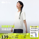 蕉下（beneunder）安心品質(zhì)t恤女短袖吸汗速干背后鏤空寬松DR962霜奶白L