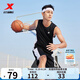 特步（XTEP）【國潮】男裝速干籃球套裝背心短褲夏季運動兩件比賽訓(xùn)練套吸 黑 XL/180