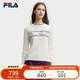 FILA 斐樂(lè)官方楊冪同款女子編織衫2025年時(shí)尚休閑刺繡基礎(chǔ)套頭毛衣