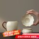 唐豐汝窯茶漏分茶器公道杯組茶濾過濾器茶具配件 素語茶漏+素語公道杯