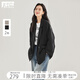 對白寬松廓形通勤西裝外套女2025年秋新款oversize氣質(zhì)休閑小西服 靜謐黑 L