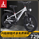 鳳凰（Phoenix）青少年兒童自行車7速禧瑪諾學(xué)生山地車鋁架星空  22寸銀色一體輪 