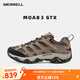 邁樂（Merrell）男女款戶外越野徒步鞋MOAB GTX防水透氣防滑抓地耐磨登山鞋 J035797 灰深蘭-3 GTX男款 43