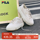 FILA 斐樂(lè)官方女鞋【楊冪同款】ROCK巖石鞋帆布鞋夏季時(shí)尚休閑鞋 泡沫白-WG 37.5