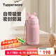 特百惠（Tupperware）CC保溫杯330ML帶吸管男女學(xué)生兒童水杯子七夕情人節(jié)禮物 糖果粉