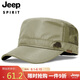 吉普（JEEP）帽子男士平頂帽休閑太陽帽戶外遮陽帽街頭旅游出行鴨舌帽A0186