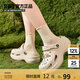 Semir女鞋洞洞鞋厚底增高休閑沙灘鞋女SSM252023 巴洛克杏 36-37