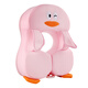 貝恩拉游泳圈 嬰兒游泳圈0-3歲 兒童腋下防側翻泳圈 免充氣寶寶戲水玩具 企鵝粉紅色【3個(gè)月-3歲】不帶襠