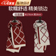 紀(jì)奈落圍巾圣誕禮物女生日冬季韓版百搭學(xué)生新年圣誕送女友針織毛線圍脖 法式菱格款紅色圍巾 【軟糯舒適，精美鎖邊】