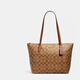 蔻馳（COACH）奢侈品TOTE女包單肩拉鏈托特包4455【品牌授權】送女友老婆禮物