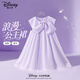 迪士尼（Disney）女童公主裙2025夏季新款甜美學(xué)院風網(wǎng)紗裙子童裝可愛系女孩連衣裙 迪小圓金屬標K風信紫 140 140cm