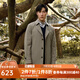 雅戈爾（YOUNGOR）風(fēng)衣男雙翻領(lǐng)中長款棉風(fēng)衣聚酯纖維不易皺保型彈性耐穿 卡其 XL 180/100A