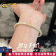 中國黃金（CHINA GOLD）足銀手鐲女桃花小雛菊銀手鐲開口式銀手鐲閨蜜送老婆女友七夕禮物 單只櫻花手鐲（約25g）