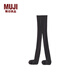 無印良品（MUJI）女式 合腳直角 褲襪 連褲襪打底襪女秋冬 DGE05A4A 咖啡棕色 1條 S 身高150-155臀圍85-90A