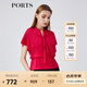 PORTS寶姿春夏新品女裝真絲上裝LM8B118KWT013 爵士粉 S (4)