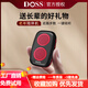 DOSS 阿希莫無(wú)線(xiàn)藍牙音箱戶(hù)外老人插卡小音響運動(dòng)健身語(yǔ)音播報記步FM收音機迷你低音炮穿戴腰掛播放器 M15 黑紅 官方標配