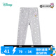 迪士尼寶寶（Disney Baby）迪士尼童裝女童褲子迪斯尼黛絲系列韓版打底褲長褲四色可選 淺花灰 7歲/身高140cm