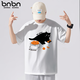 班納班納100%重磅純棉白色短袖t恤男款大碼新款夏季純棉情侶寬松上衣圓領(lǐng) CHENG心CHENG意白 L
