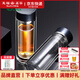 彼物醇享玻璃雙層杯 高硼硅玻璃杯高檔送禮茶杯泡茶水杯商務(wù)禮盒裝 醇享玻璃雙層杯-黑色