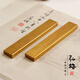 弘梅黃銅對(duì)鎮(zhèn)鎮(zhèn)尺 鎮(zhèn)紙銅大號(hào)簡約雙支裝文鎮(zhèn)毛筆架 文房四寶禮品把玩銅器擺件鎮(zhèn)尺子