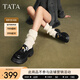他她（TATA）邢菲同款偵探家英倫厚底樂福鞋女鞋小皮鞋單鞋秋7OL29CA4 7OL29CA4黑色（一腳蹬款） 36
