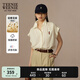Teenie Weenie【亞麻】小熊女裝襯衫2025夏季新款簡約休閑無袖襯衣 象牙白 S