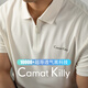 Camat Killy高端冰絲速干輕奢polo衫男士商務(wù)高級(jí)感短袖夏季有帶領(lǐng)T恤送爸爸 月光白（涼感 透氣 抗菌） L (適合130斤-145斤)